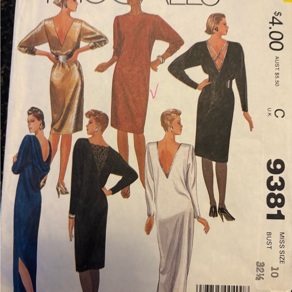 Vintage Vogue and McCall's Dress Sewing Patterns - Picture 2 of 4